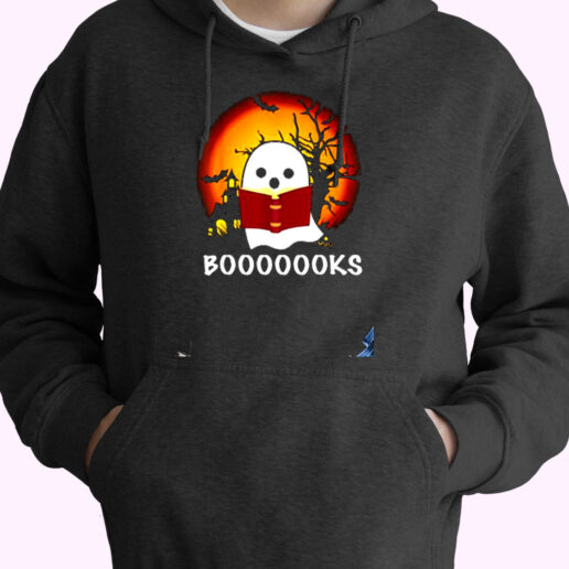 Boo Read Books Halloween Boooooks Essential Hoodie