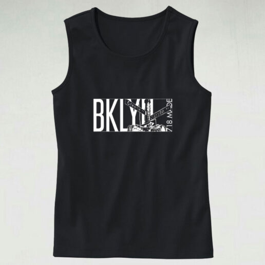 Brooklyn New York City Bklyn 718 Graphic Tank Top