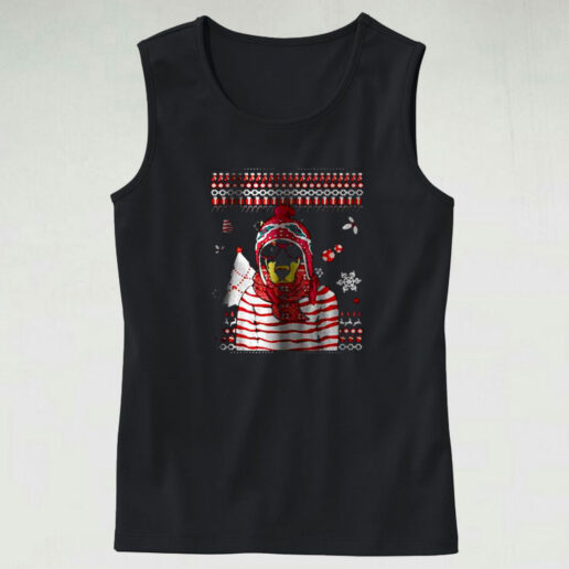 Christmas Doberman Pinscher Sweat Graphic Tank Top