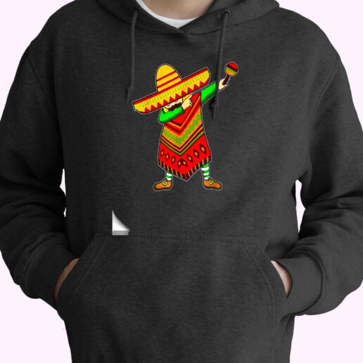 Cinco De Mayo Sombrero Mexican Dabbing Poncho Essential Hoodie