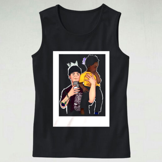 Cnk Cartoon Graphic Tank Top