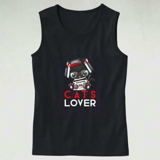 Cool Cats Lover Graphic Tank Top