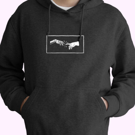 Creation Hands Aesthetic Essential Hoodie