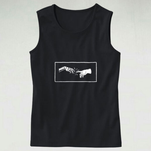 Creation Hands Aesthetic Graphic Tank Top