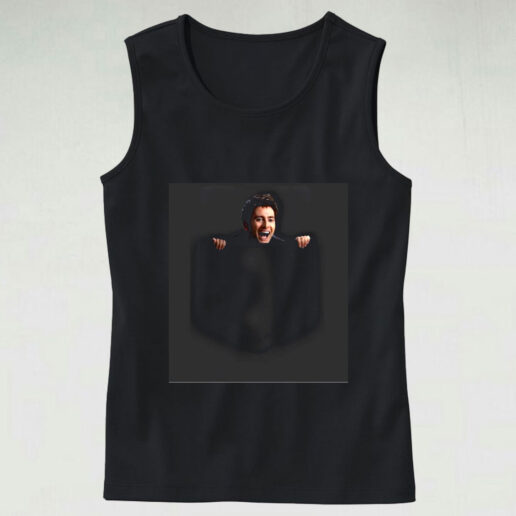 David Tennant Doctor Who Pocket Graphic Tank Top