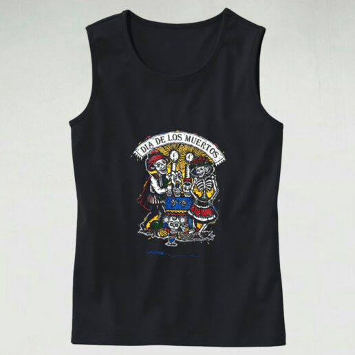 Dia De Los Muertos Graphic Tank Top