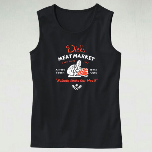 Dick's Meat Market Graphic Tank Top