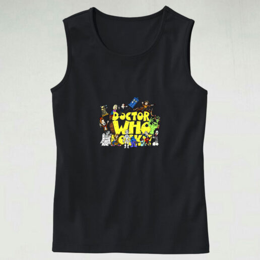 Doctor Who Rock Cute Graphic Tank Top