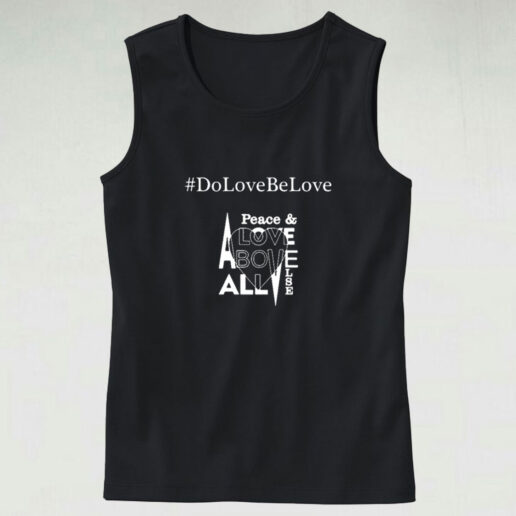 Dolovebelove Black Graphic Tank Top