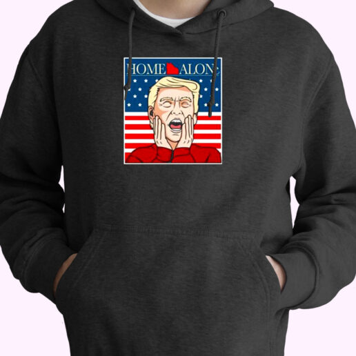 Donald Trump Home Alone Caricature Essential Hoodie