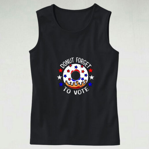 Donut Forget To Vote Graphic Tank Top