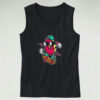 Donut Skateboarder Graphic Tank Top