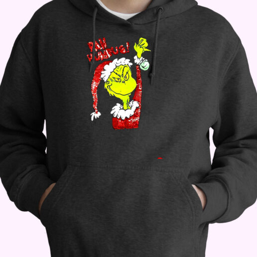 Dr. Seuss The Grinch Girls Kids Christmas Essential Hoodie