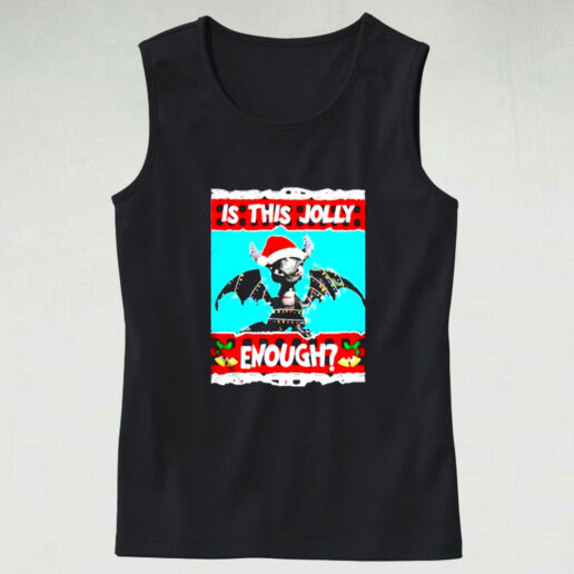 Dragon Is This Jolly Enough Christmas Graphic Tank Top