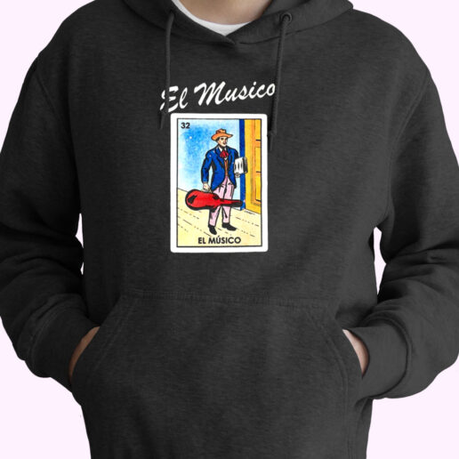 El Musico Loteria Mexican Bingo Essential Hoodie