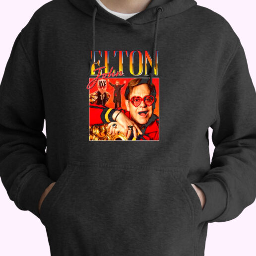 Elton John Homage Essential Hoodie