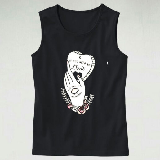 Emotionally Unavailable Graphic Tank Top