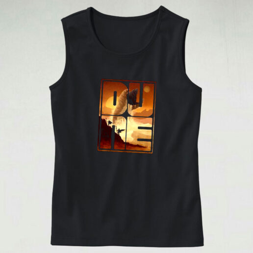 Fan Dune Arrakis Sand Worm Graphic Tank Top