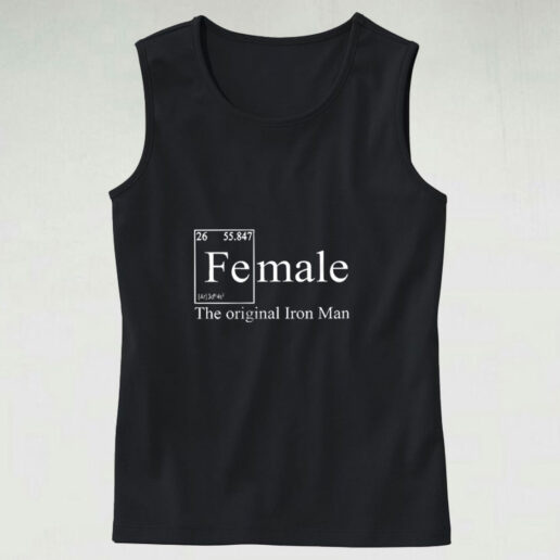 Female The Origional Ironman Graphic Tank Top