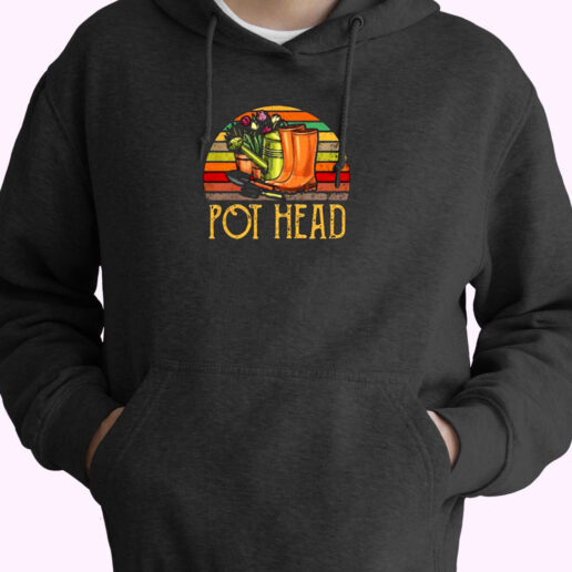 Flower Boots Pot Head Essential Hoodie