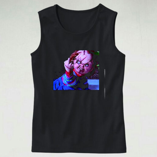 Fuck Horror Chucky Graphic Tank Top