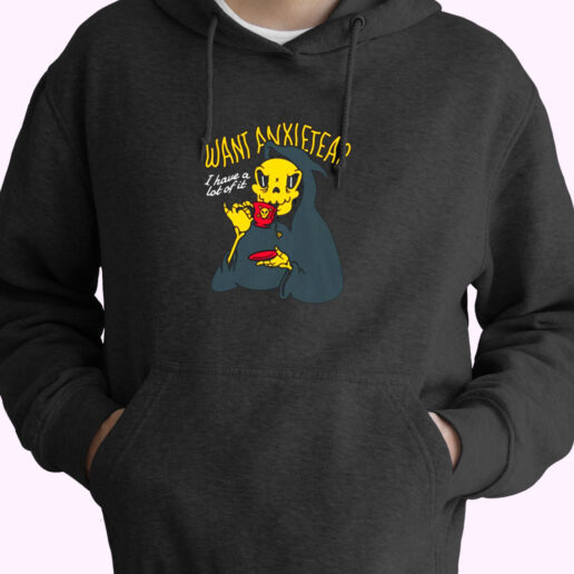 Funny Anxiety Sloga Essential Hoodie