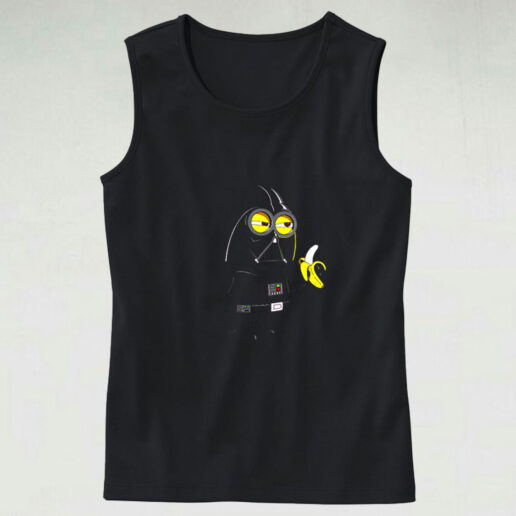 Funny Minion Lord Vader Graphic Tank Top