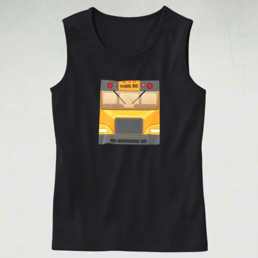 Funny School Bus Drivers Graphic Tank Top