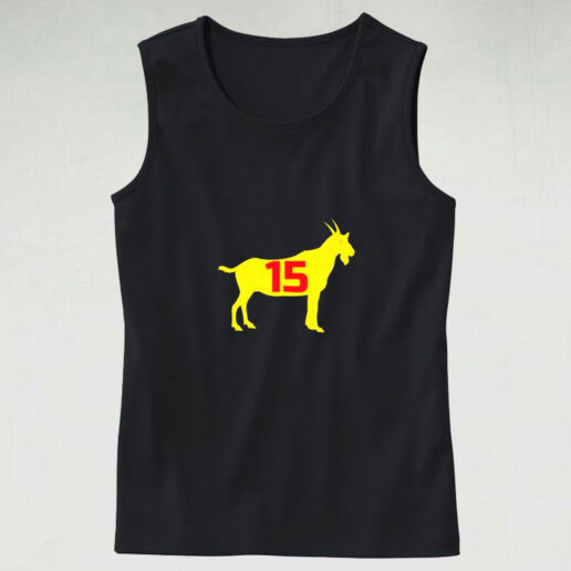 Goat 15 Kansas Football Vintage Kc Graphic Tank Top