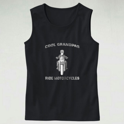 Grandpas Ride Motorcycles Graphic Tank Top