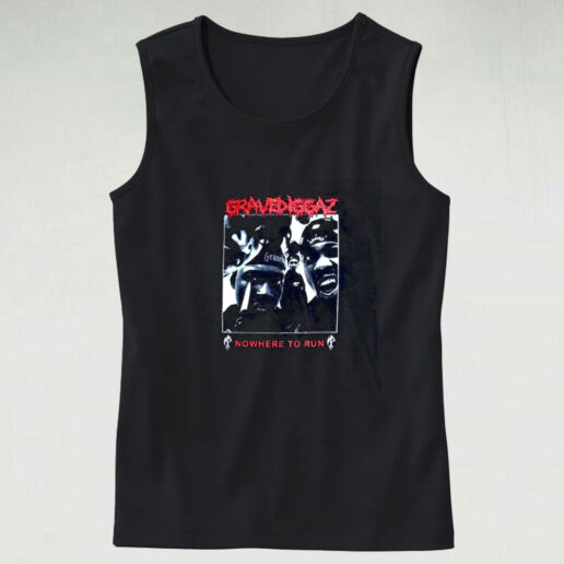 Gravediggaz Nowhere To Run Hip Hop Graphic Tank Top