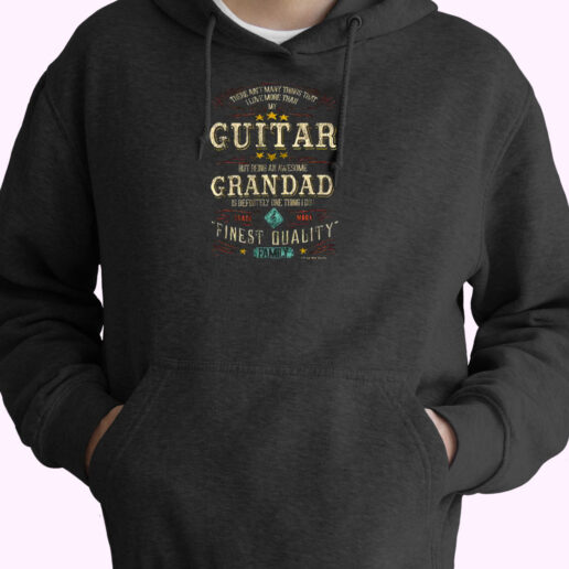 Guitar Grandad Fathers Day Essential Hoodie