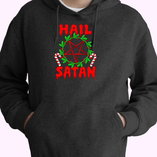 Hail Satan Christmas Essential Hoodie