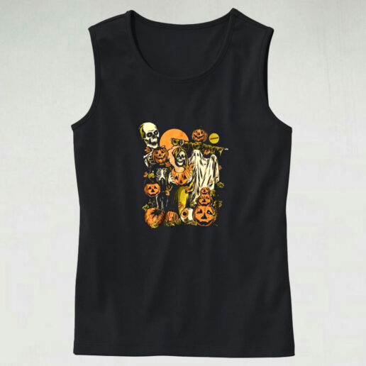 Halloween Night Graphic Tank Top