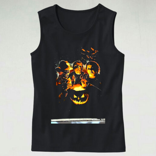 Halloween Scream Team Jason Graphic Tank Top