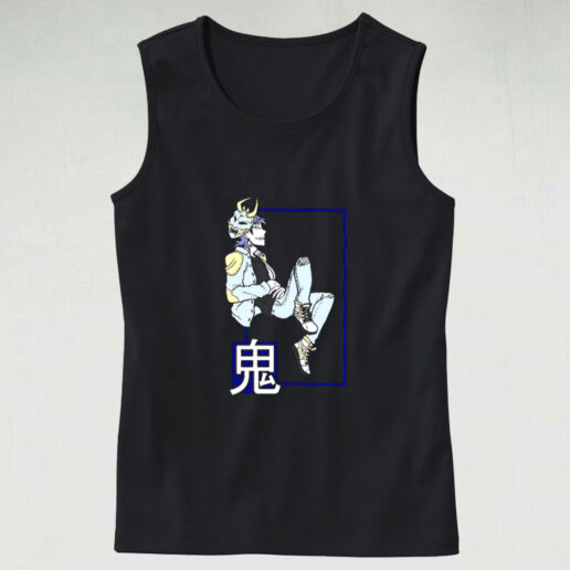 Hannya Mask Harajuku Anime Graphic Tank Top