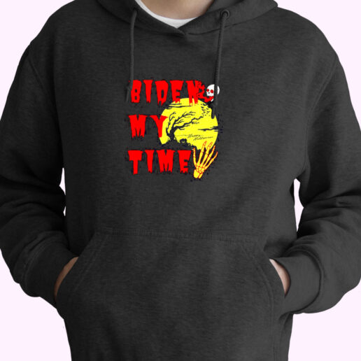 Happy Halloween Biden My Time Skull Essential Hoodie