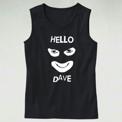 Hello Dave Graphic Tank Top