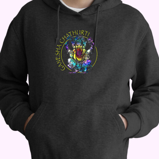 Hindu Celebration Ganesha Chathurti Elephant Essential Hoodie