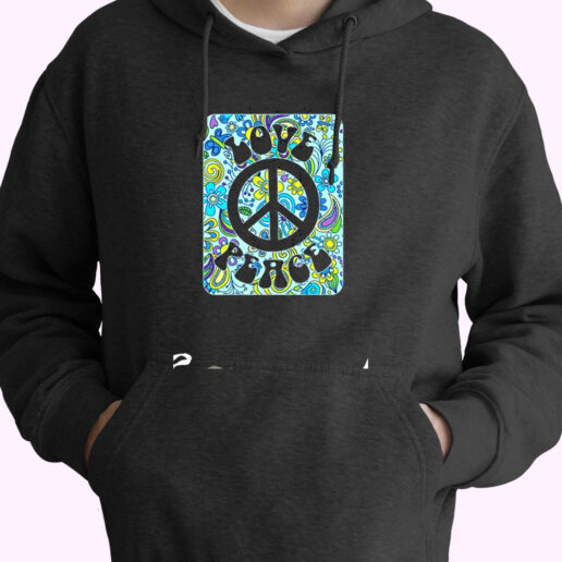 Hippie Love Peace Essential Hoodie