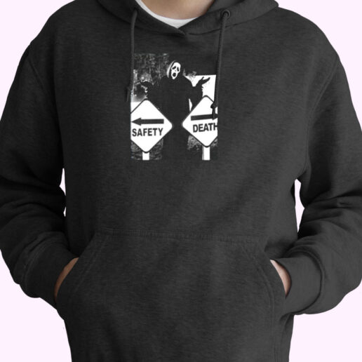 Horror Ghostface Safety Or Death Halloween Essential Hoodie