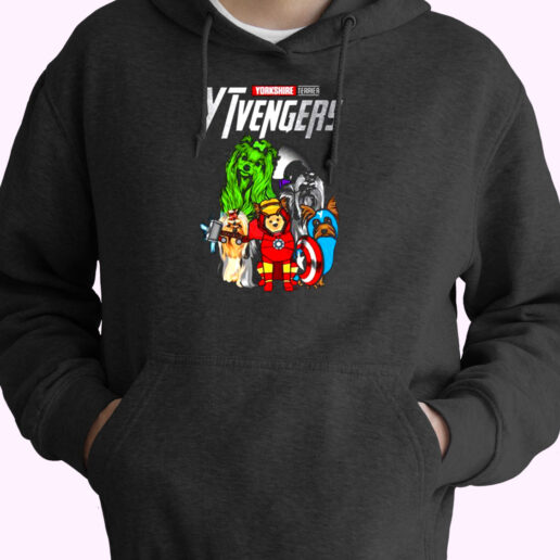 Hot Marvel Avengers Endgame Yorkshire Terrier Ytvengers Essential Hoodie