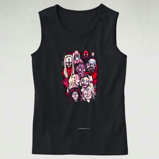 House Of 1000 Corpses Horror Movie Characters Graphic Tank Top