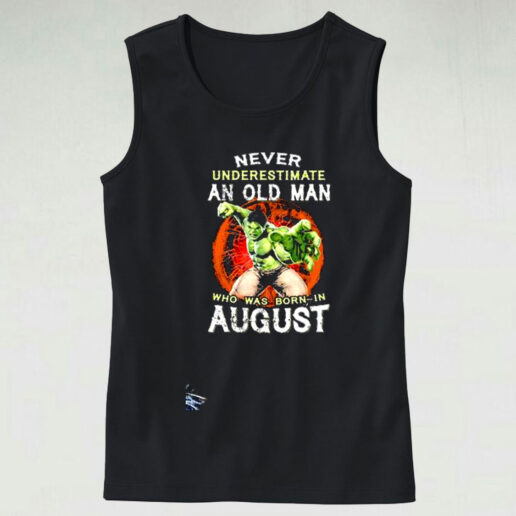 Hulk Never Underestimate An Old Man Graphic Tank Top