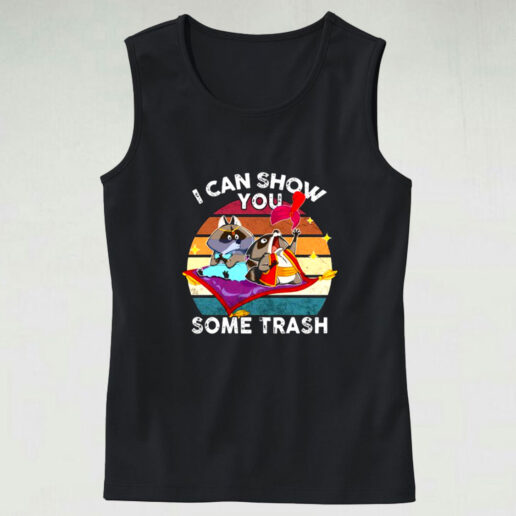 I Can Show You Some Trash Raccoon Possum Graphic Tank Top