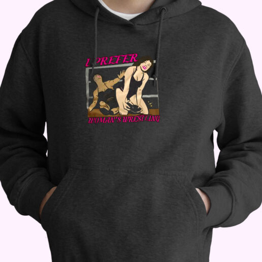 I Prefer Wrestling Woman Essential Hoodie