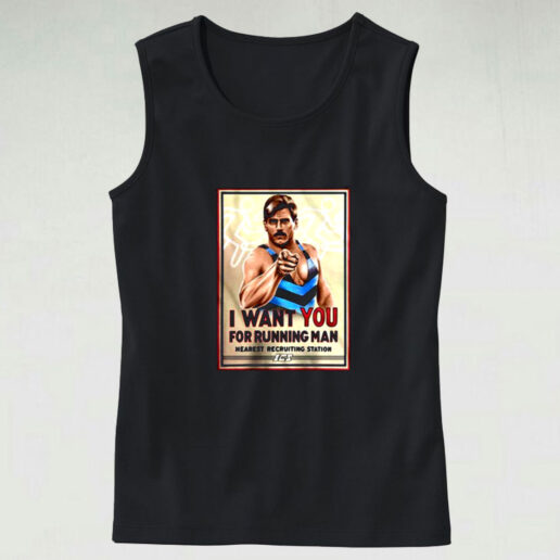 I Want You For Running Man Nearest Recruiting Station Graphic Tank Top