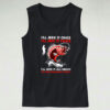 I’ll Jerk It Once Fishing Graphic Tank Top