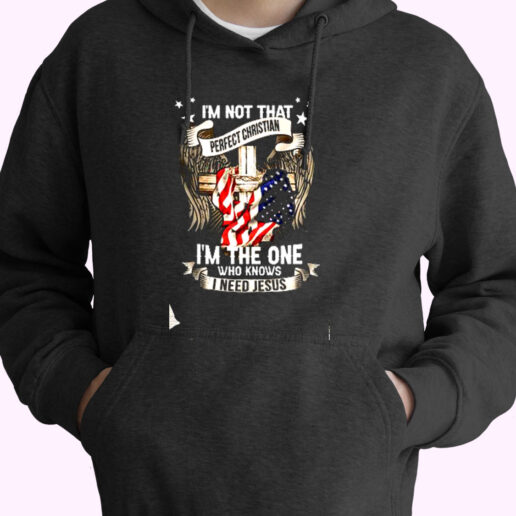 I'm Not That Perfect Christian Essential Hoodie