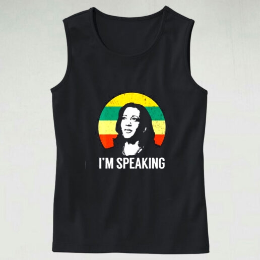 I’m Speaking Kamala Harris Graphic Tank Top